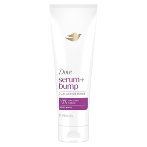 image:imageDove KP Bump Eraser Body Scrub with Violet Woods Scent 10 AHA amp BHA Serum For Rough Bumpy Skin amp Ingrowns 85 OZ85 Ounce Pack of 1